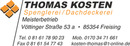 Logo Bauspenglerei Thomas Kosten