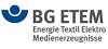 BG ETEM Berufsgenossenschaft Energie Textil Elektro Medienerzeugnisse Logo BG ETEM Berufsgenossenschaft Energie Textil Elektro Medienerzeugnisse