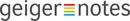 Logo Geiger-Notes AG SHA