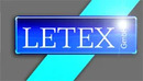 Logo LETEX GmbH Sonnenschutzanlagen u. Raumausstattergrosshandel